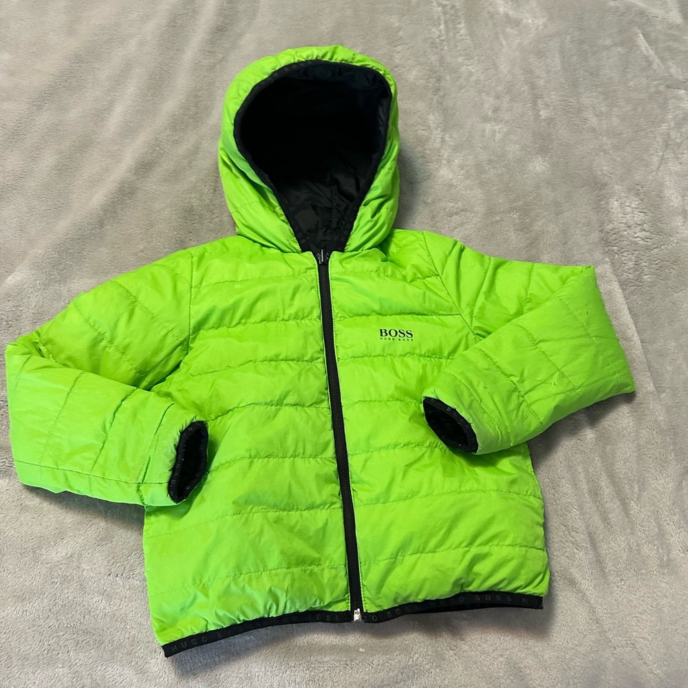 Boss hugo boss kids reversible jacket